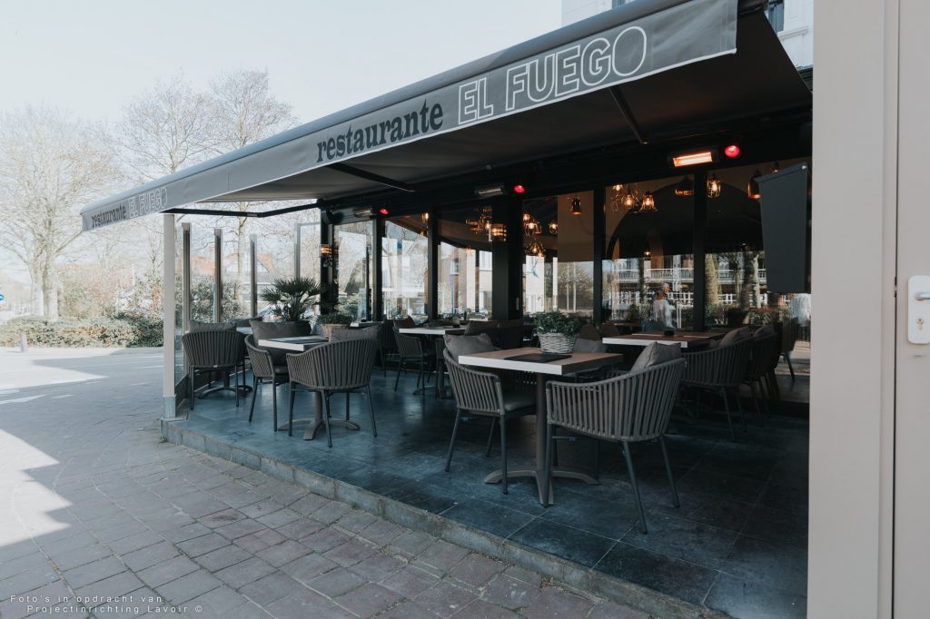 El Fuego VisitDomburg - foto van terras van het restaurant