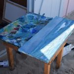 Schildersweek Domburg 2018 - schilders aan het werk op strand - VisitDomburg